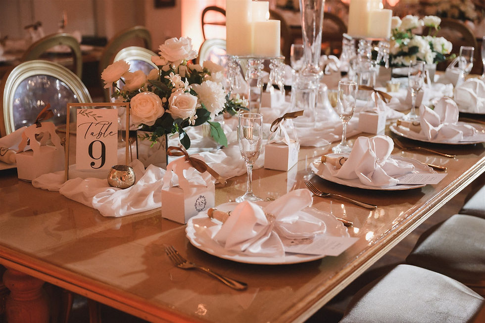 Stunning details for a wedding happening at the Crystal Ballroom Lake Mary.