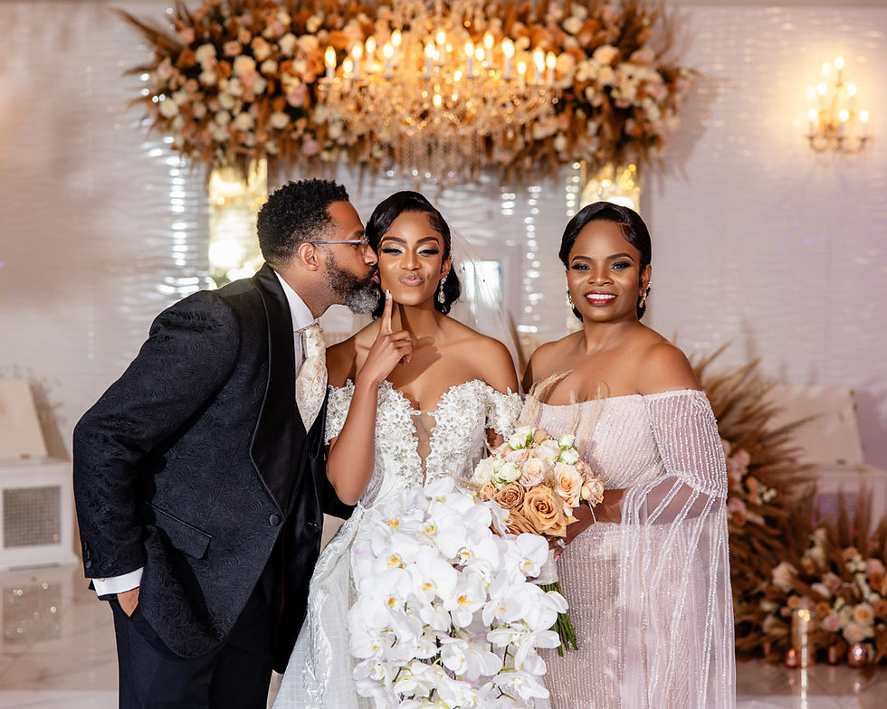 Bride with Mother and Father