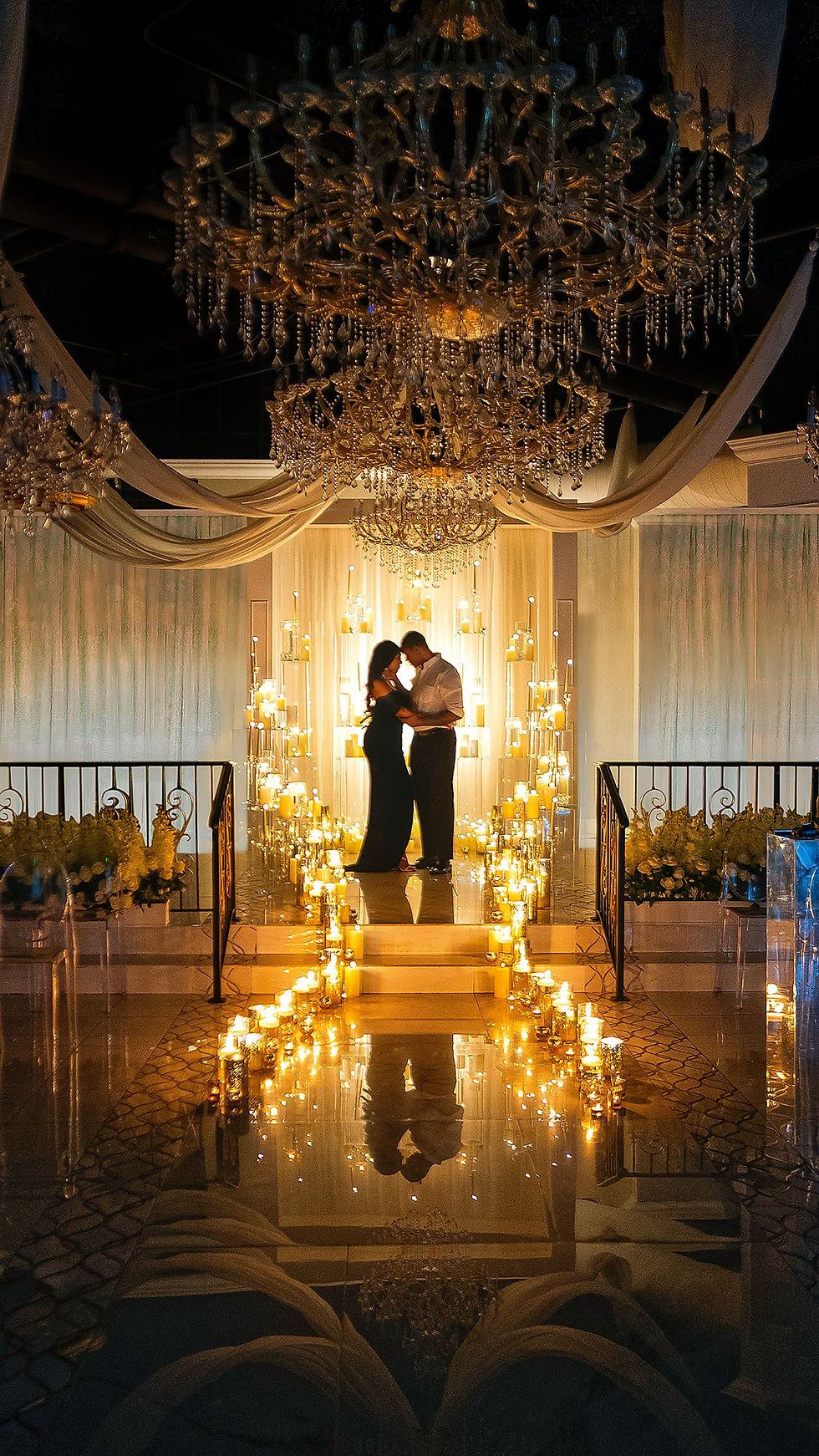 Couple doing artsy photoshoot using our decor for background.