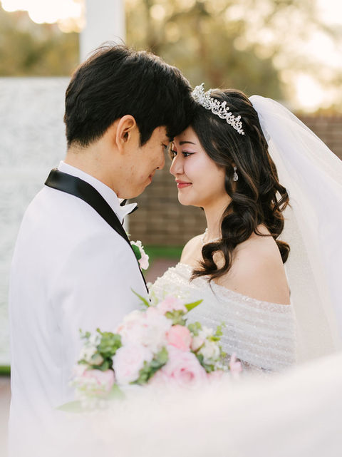 Alyssa and Youngjae having the wedding of their dreams at one of the most luxurious venues Lake Mary has to offer, the Crystal Ballroom.
