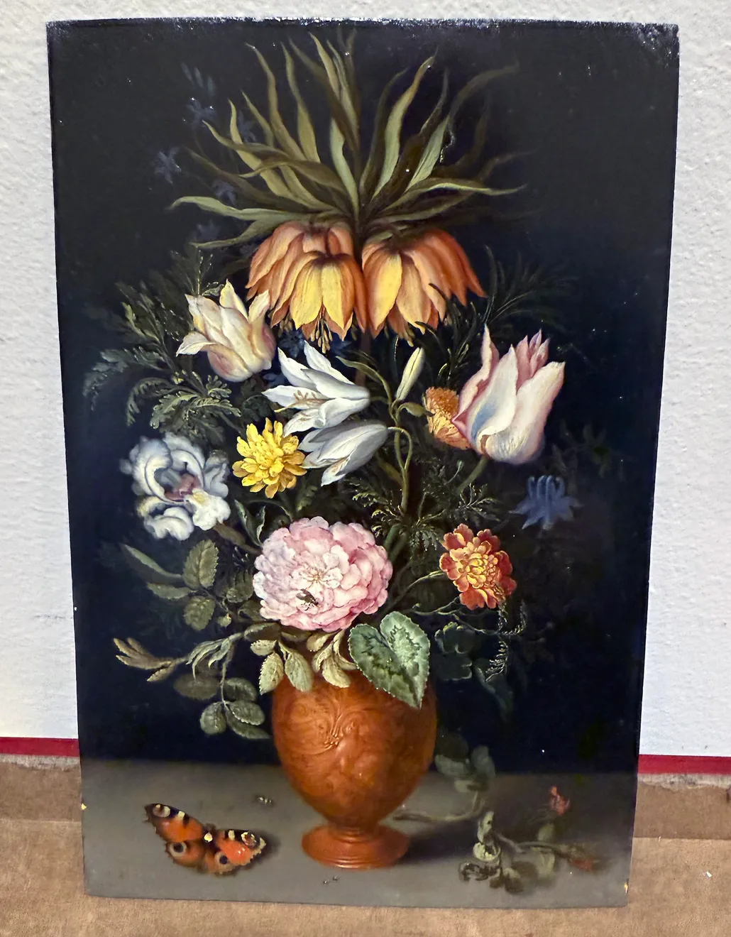 Decorative floral painting