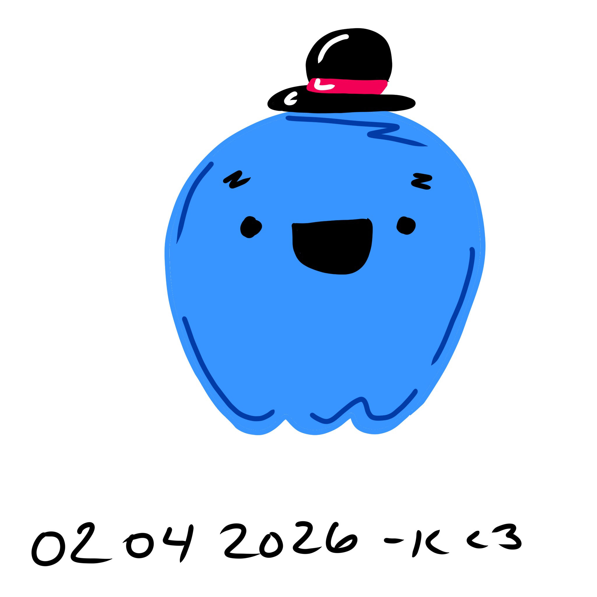 Blue Dude Digital Print
