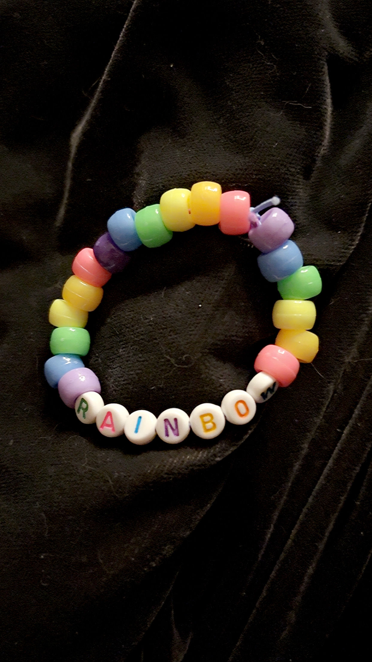 RAINBOW Kandi bracelet