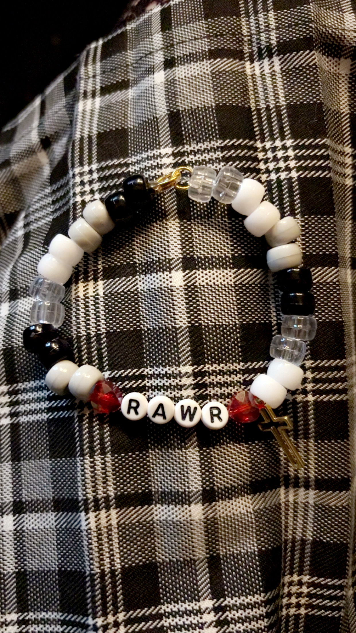 RAWR gothic cross Kandi 