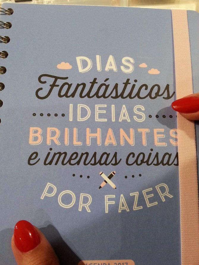 2017 agendado com Ideias brilhantes