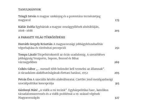 Megjelent a Történelmi Szemle 2022. évi második száma!
