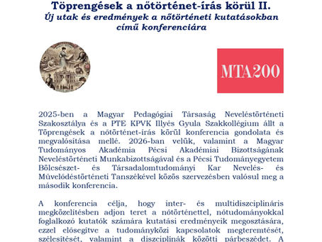 CfP: Töprengések a nőtörténet-írás körül II.