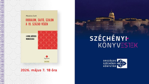 Kötetbemutató: Mészáros Zsolt - Irodalom, sajtó, szalon a 19. század végén