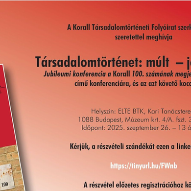 Korall 100. Konferencia és lapbemutató!