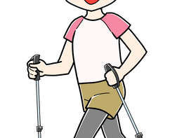 ポールウォーキング® してます♪