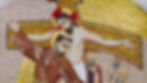 francesco abbraccia crocfisso mosaico pa