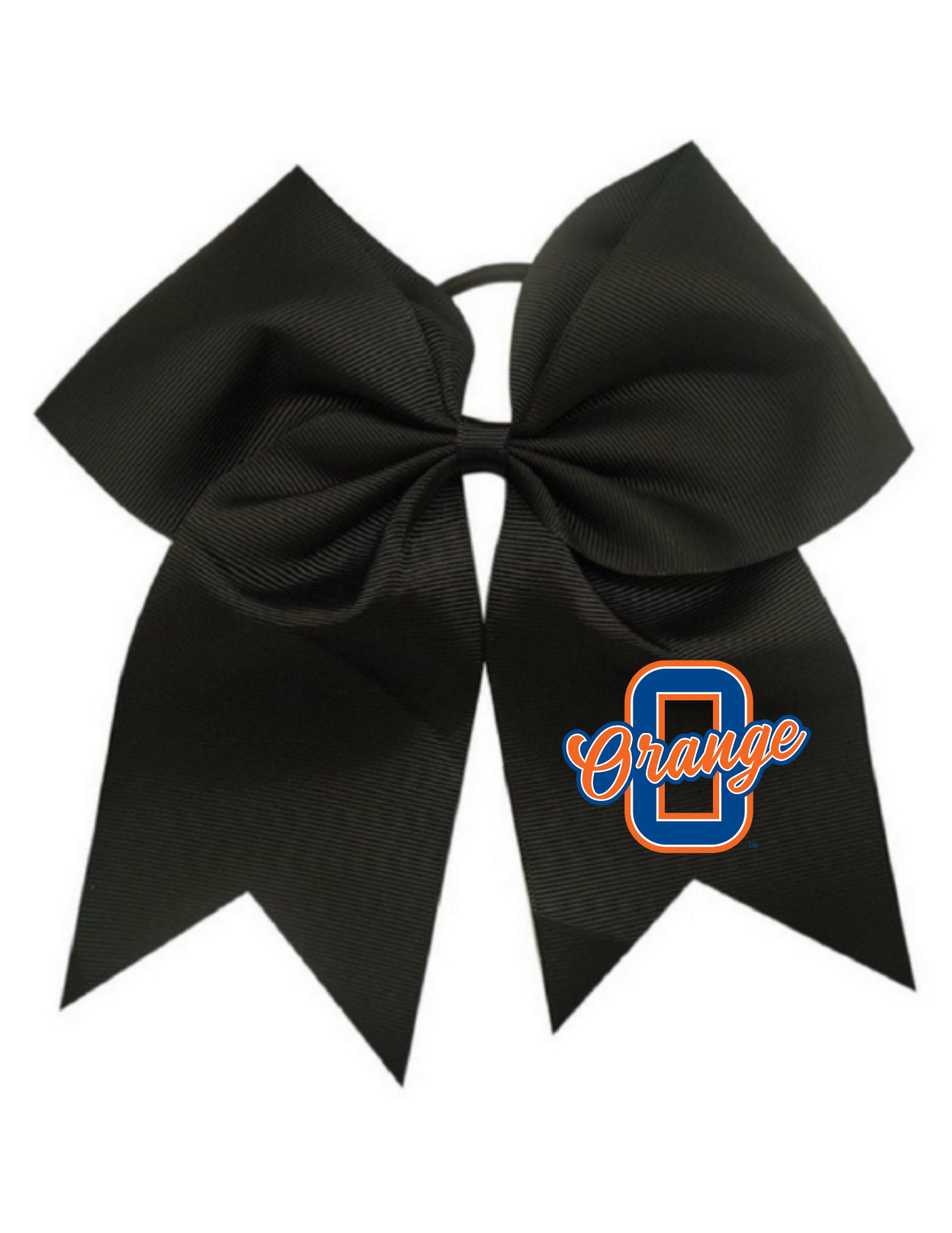Orange 8" cheer bow
