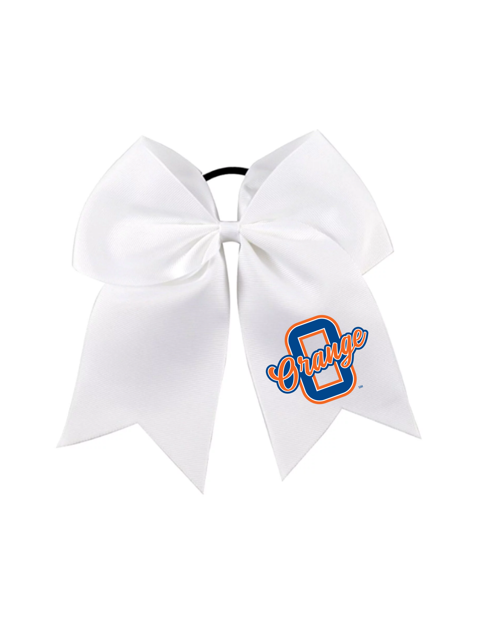 Orange 8" cheer bow