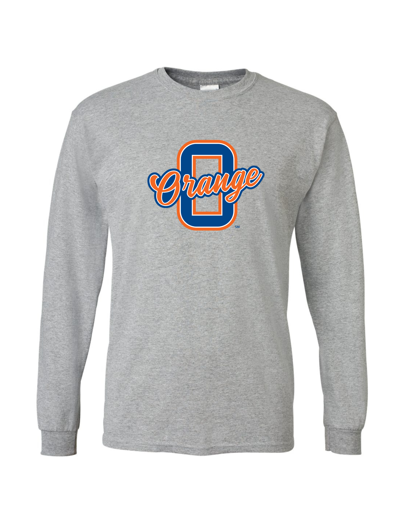 Orange long sleeve shirt