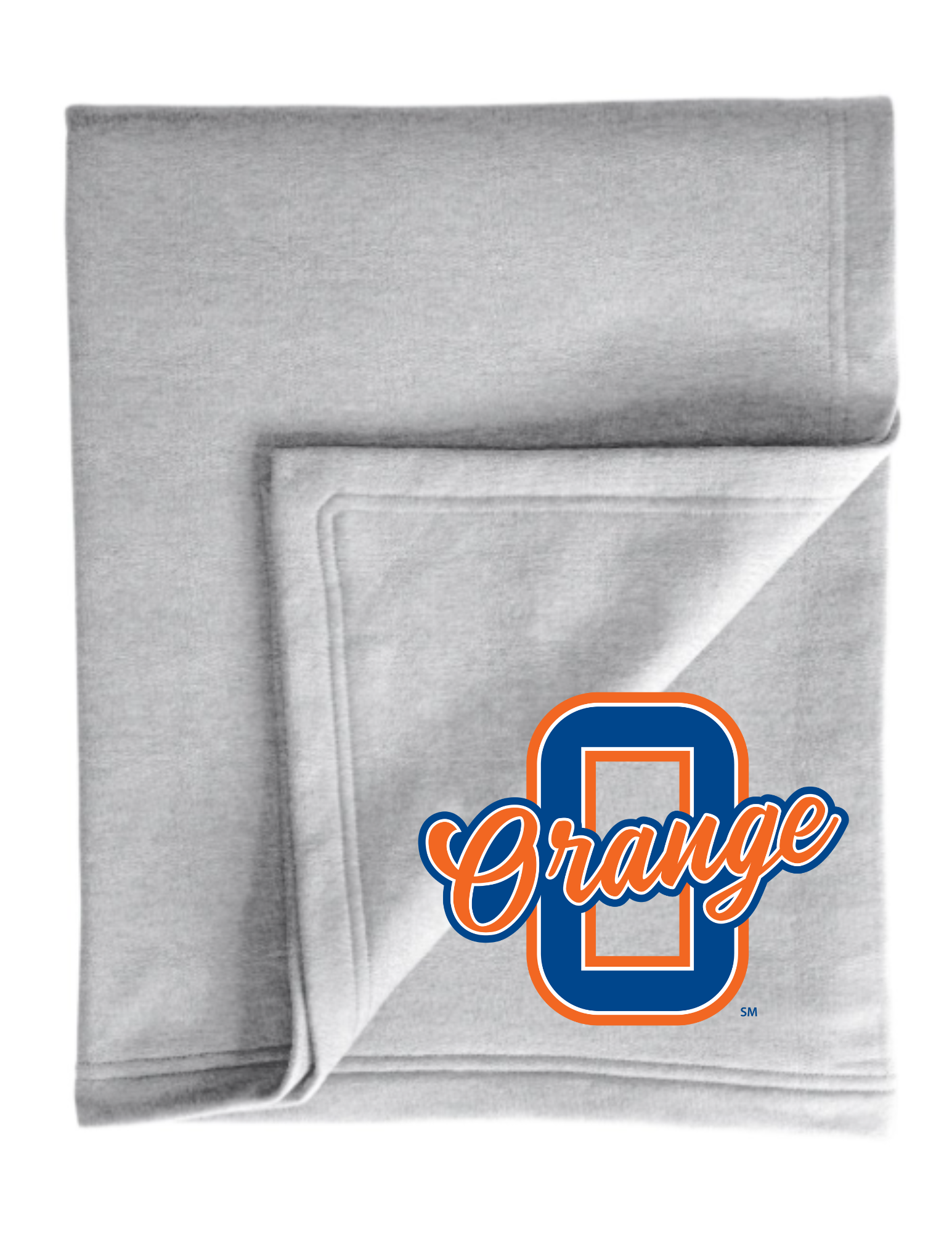 Orange stadium blanket, 50"x60"