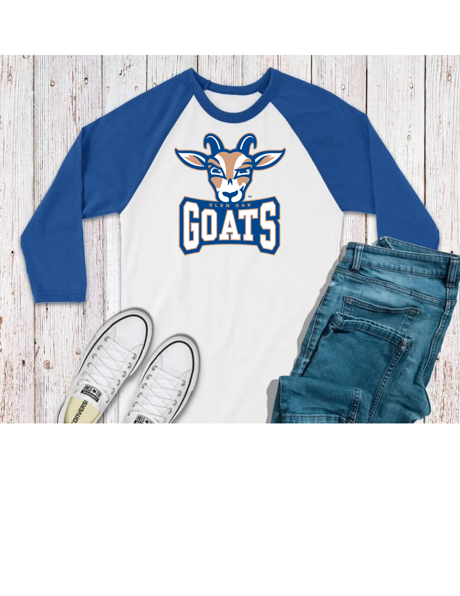 Goats baseball style shirt