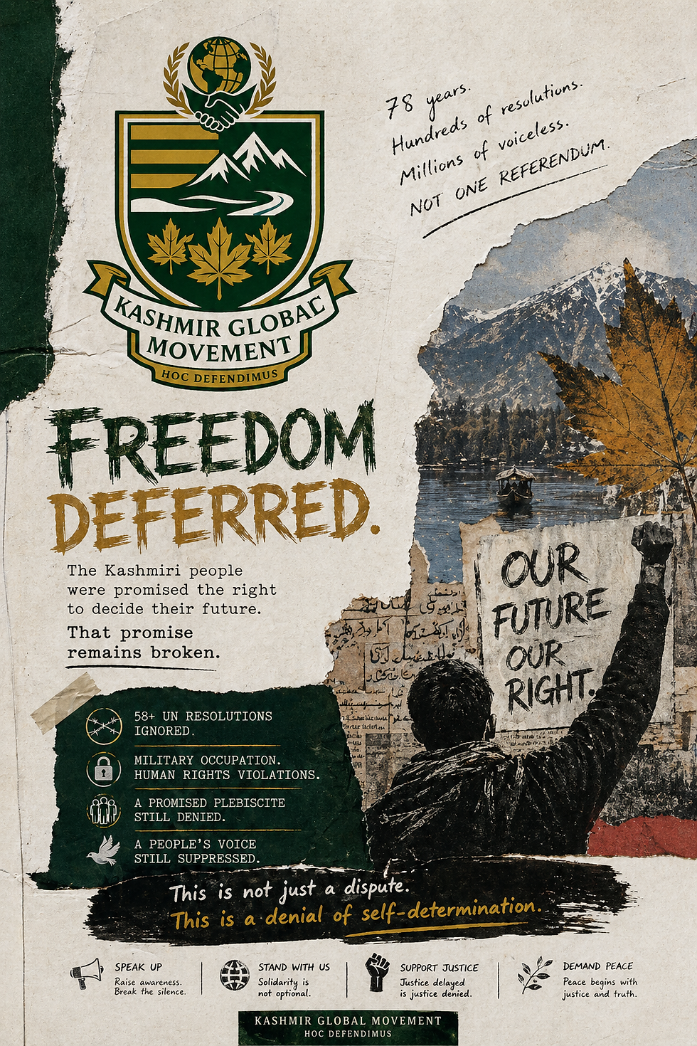 Freedom Deferred: The Political Failure of Kashmir’s Self-Determination: By Salman Khan.