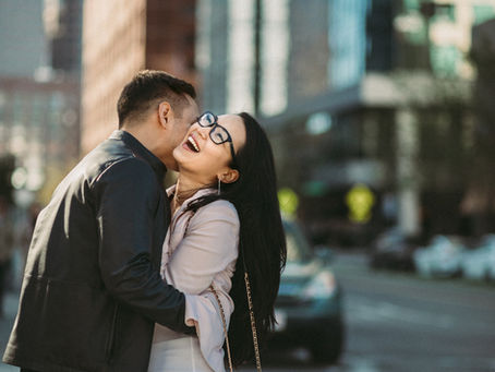 Ross & Aygul || Engagement photo session || Boston MA