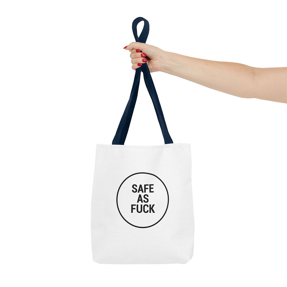 Thumbnail: Safe As F**k Tote Bag | Stylish & Durable Everyday Accessory