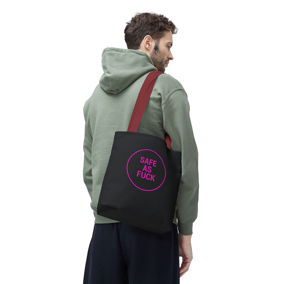 Thumbnail: Safe As F**k Tote Bag | Stylish & Durable Everyday Accessory