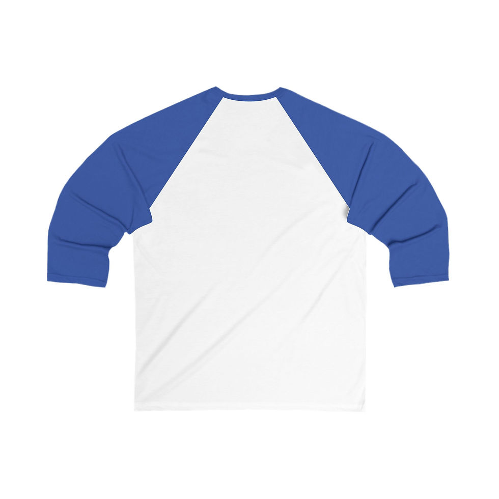 Thumbnail: SAF Unisex 3/4 Sleeve Baseball Tee – ‘Late Fee’ Edition