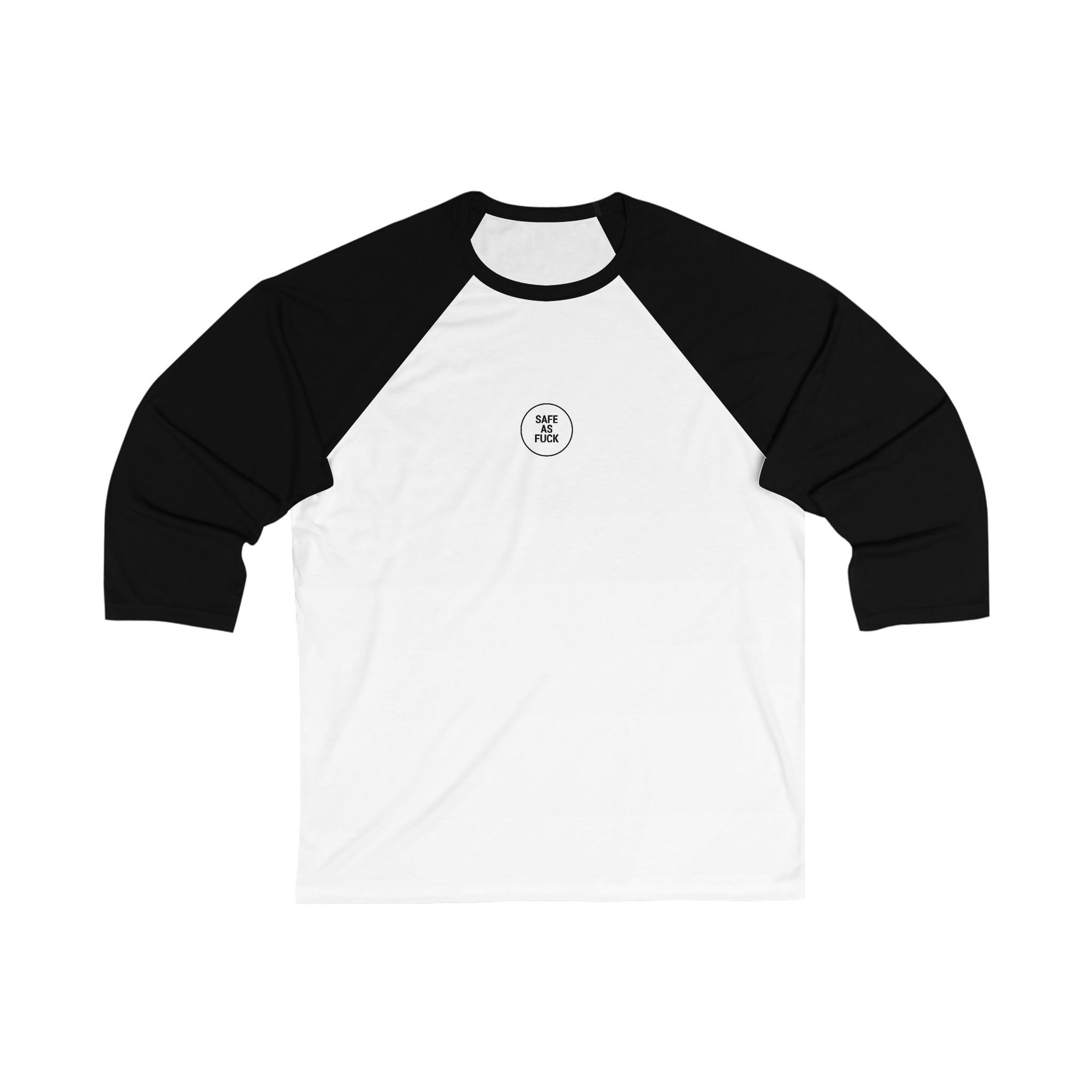 SAF Unisex 3/4 Sleeve Baseball Tee – ‘Late Fee’ Edition