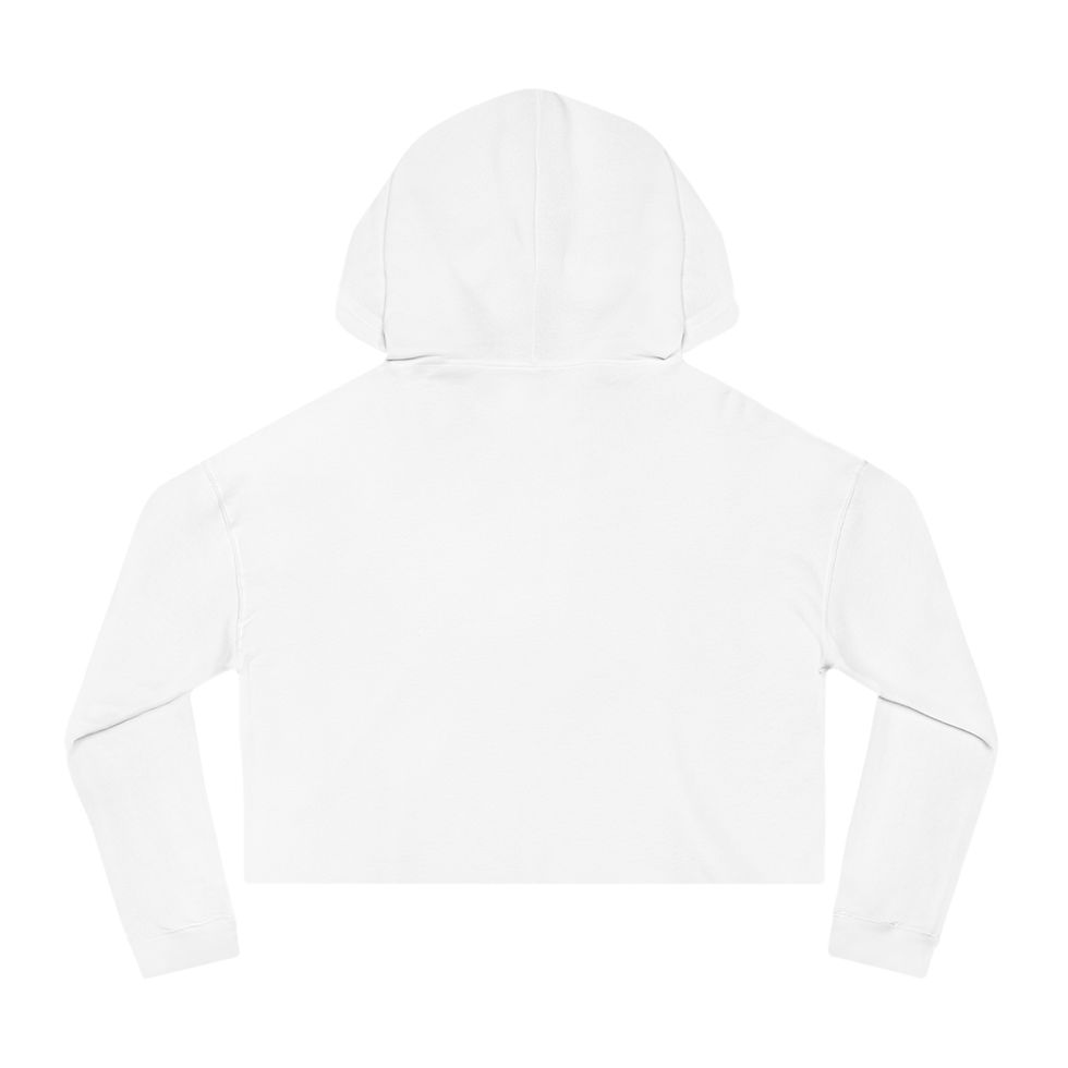 Thumbnail: Women’s Cropped Hooded Sweatshirt - Safe As F*ck | Trendy Casual Wear