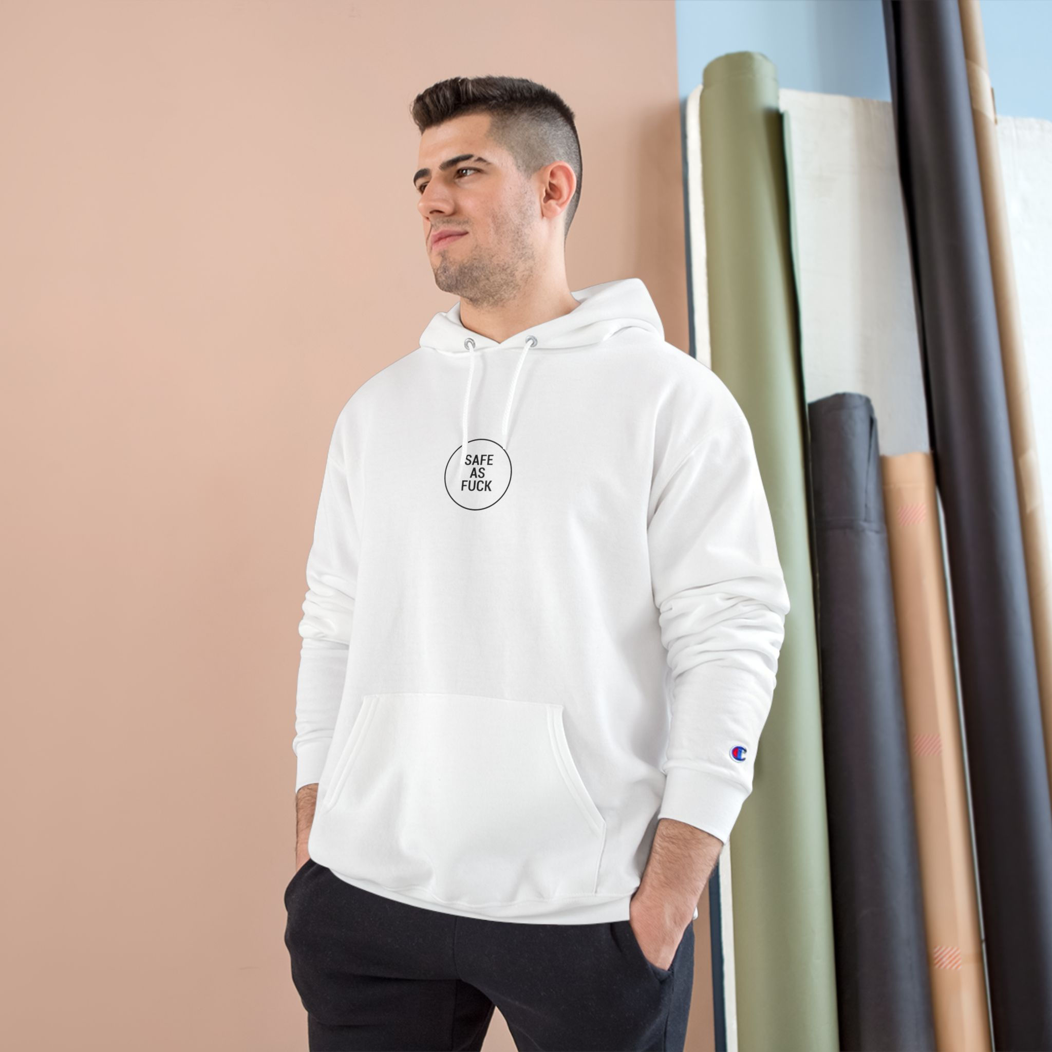 Champion x Safe as F**k Statement Hoodie