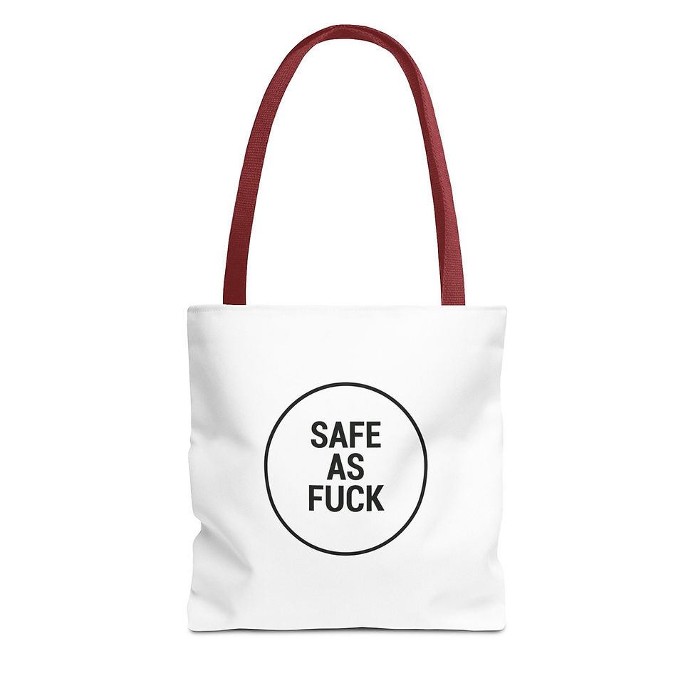Thumbnail: Safe As F**k Tote Bag | Stylish & Durable Everyday Accessory