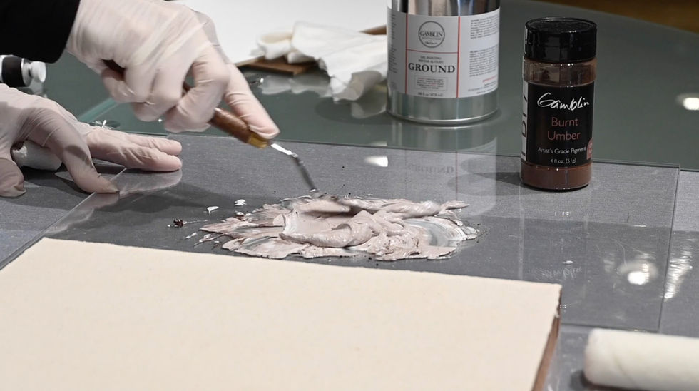 Mixing a Color Ground