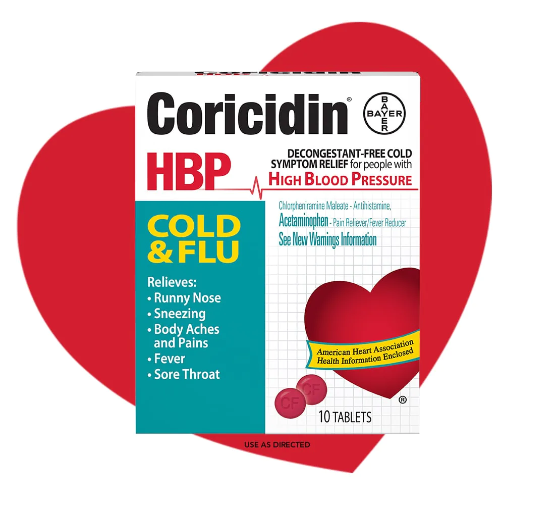 Coricidin® HBP Cold and Flu