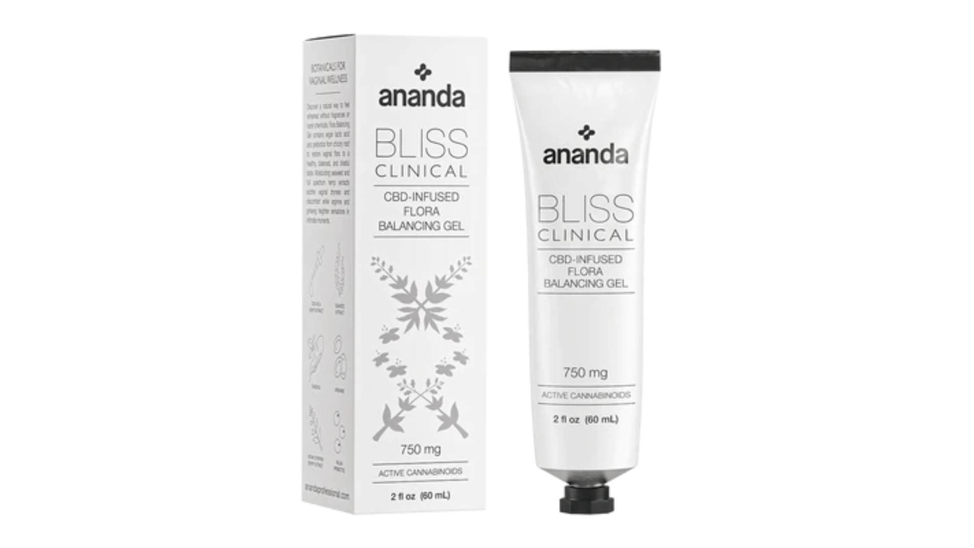 Ananda Bliss Clinical CBD Infused Flora Balancing Gel 750 MG