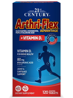 21ST CENTURY® ARTHRI-FLEX® ADVANTAGE PLUS VITAMIN D3 180 Tablets