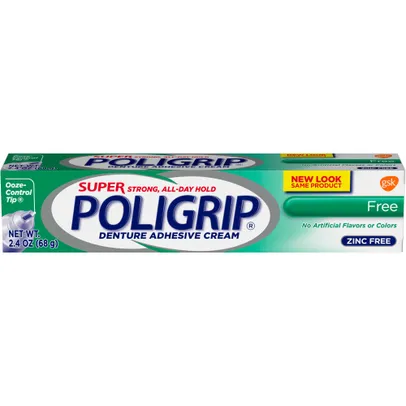Poligrip Super PoliGrip Denture Adhesive Cream - 2.4 oz