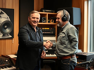 Salesman and Musical recording studio en