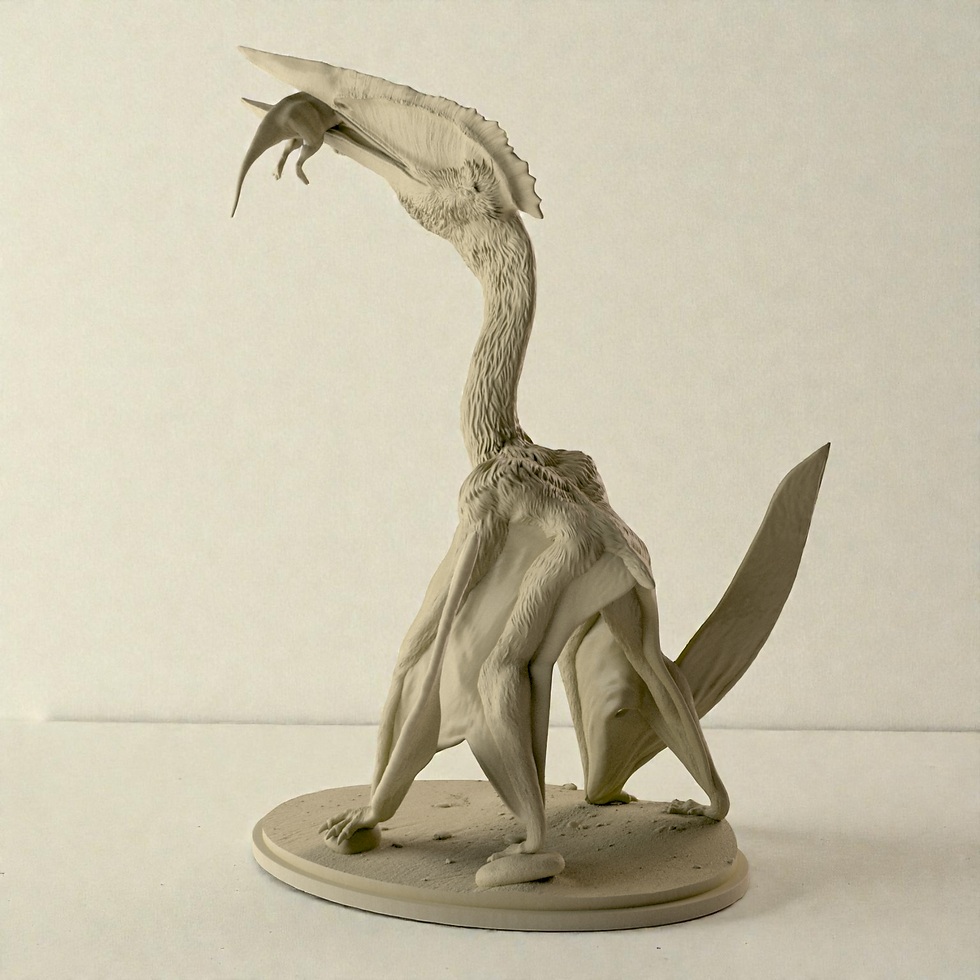 Indexkép: Hatzegopteryx táplálkozik - figura