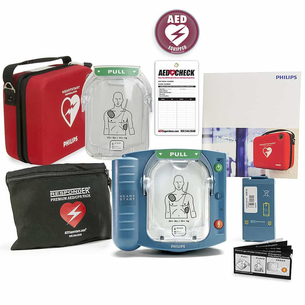 Heartstart Onsite AED/With Alarm Cabinet (Free Installation!)