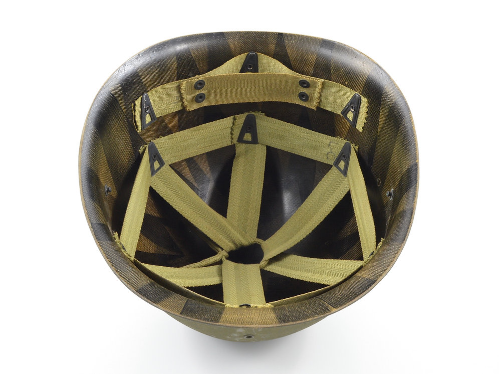 LateWWII Capac Infantry M1 Helmet Liner (W/ Neckband) wwiihelmets