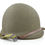 Thumbnail: Original WW2 Fixed Loop M1 Helmet & Rayon Hawley Liner (1941 Set) For Sale