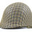 Thumbnail: WWII Camouflaged Fixed Loop M1 Helmet & Rayon Westinghouse Liner (1942 Set)