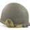 Thumbnail: Original WW2 U.S. American Red Cross Volunteer's Schlueter Fixed Loop M1 Helmet & Capac Liner Set For Sale