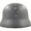 Thumbnail: Original WW2 German M40 Luftwaffe Single Decal Helmet & Liner Set (EF64) For Sale