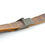 Thumbnail: WWII Leather Liner Strap With Flat Green Steel Buckle