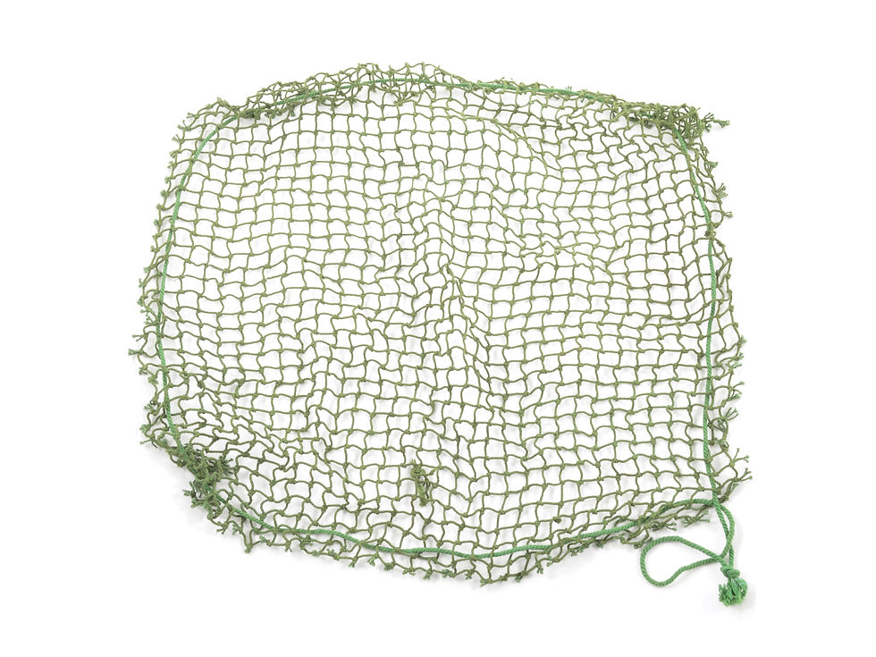 Original WW2 1/2" British Camouflage Helmet Net For Sale