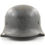 Thumbnail: Original Late-WW2 German M42 Ex-Single Decal Heer Helmet & Liner Set (Size 64) For Sale