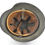 Thumbnail: Original Late-WW2 German M42 Polizei Double Decal Helmet & Liner Set (ET66) For Sale