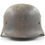 Thumbnail: Original WW2 German M40 Single Decal Luftwaffe Helmet & Liner Set (hkp64) For Sale