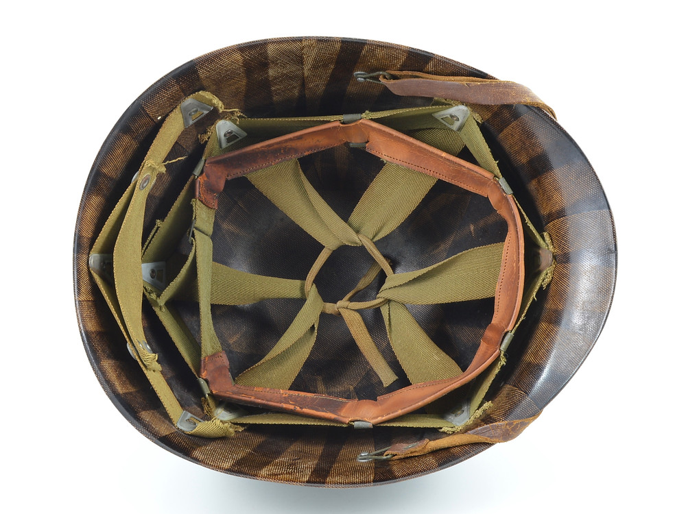 Original WWII Inland helmet liner for sale