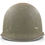 Thumbnail: Original Mid-WW2 U.S. Schlueter Fixed Loop M1 Helmet & Westinghouse Liner Set (1943) For Sale
