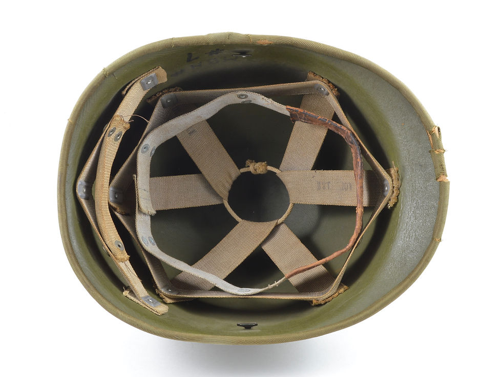 Early-WWII General Fibre Co. "Hawley" M1 Helmet Liner (Rayon Suspension)